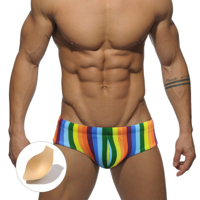 Pride Rainbow Swim Briefs