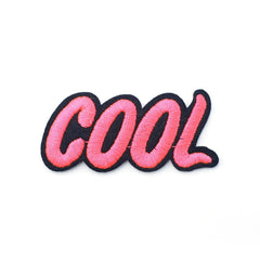 Cool Iron On Embroidered Patch