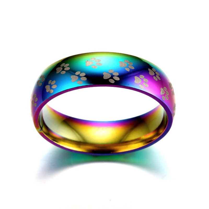 Pup Play Rainbow Ring