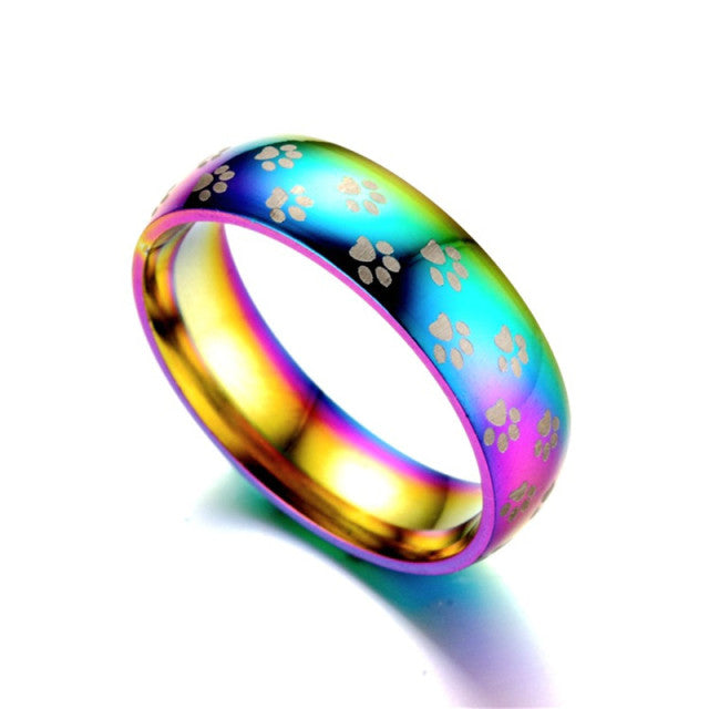 Pup Play Rainbow Ring