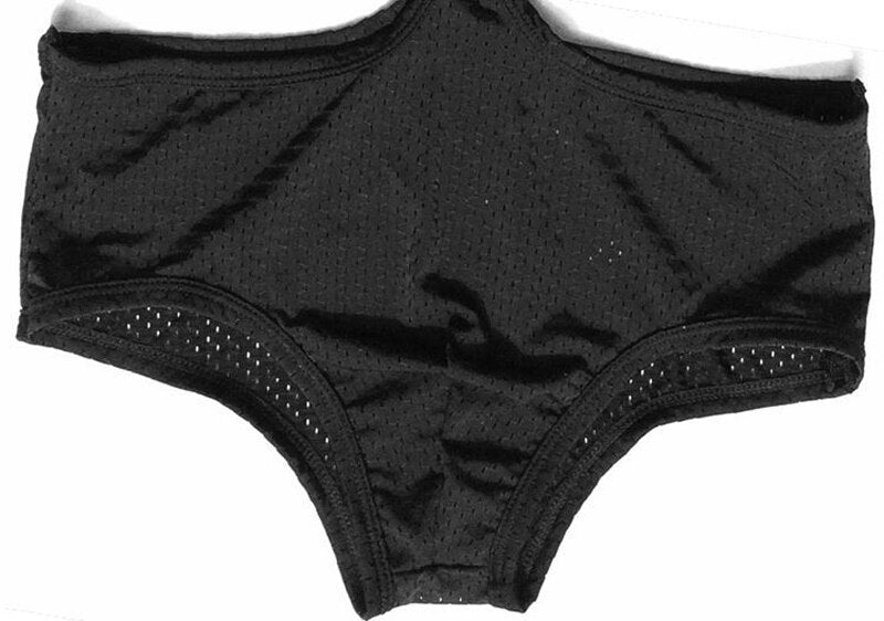 Black Breathable Mesh Gay Bodysuit