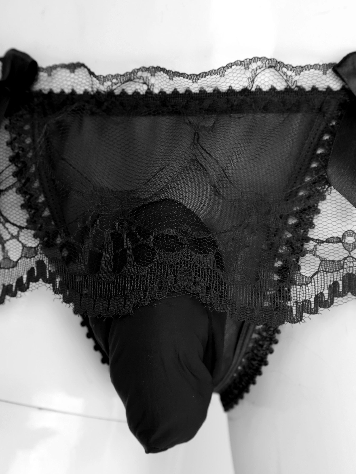 Gay Pantyhose Garter + Stocking