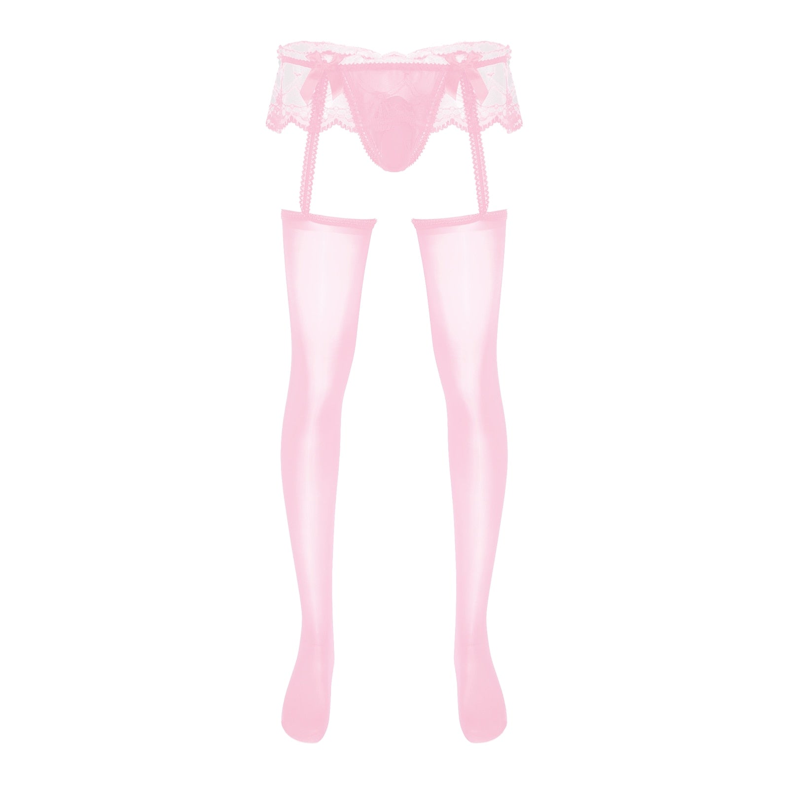 Gay Pantyhose Garter + Stocking
