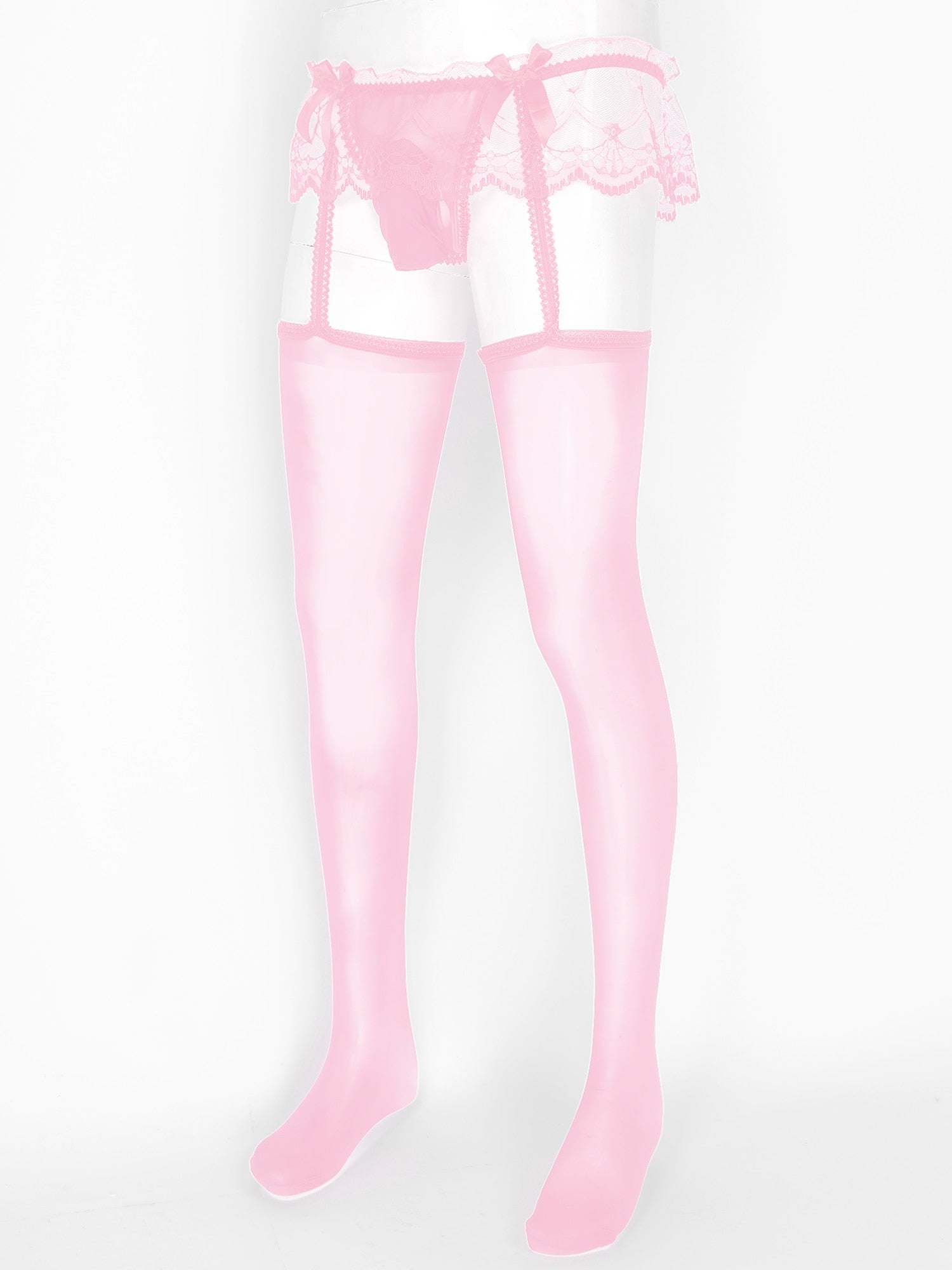 Gay Pantyhose Garter + Stocking