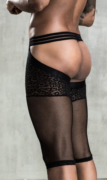 Sexy Mens Sheer Backless Pants