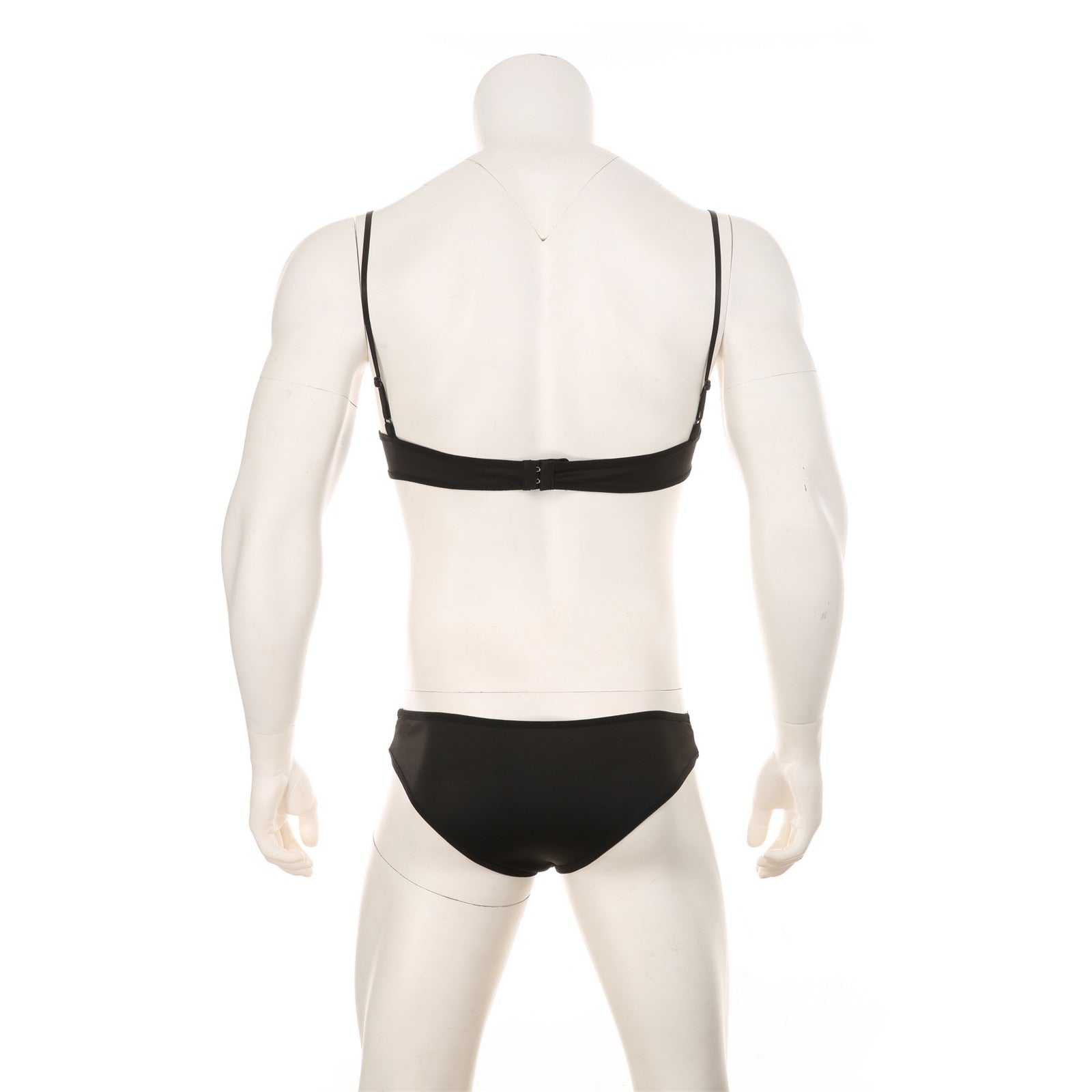 Mens Lace Lingerie Panties & Bra Set