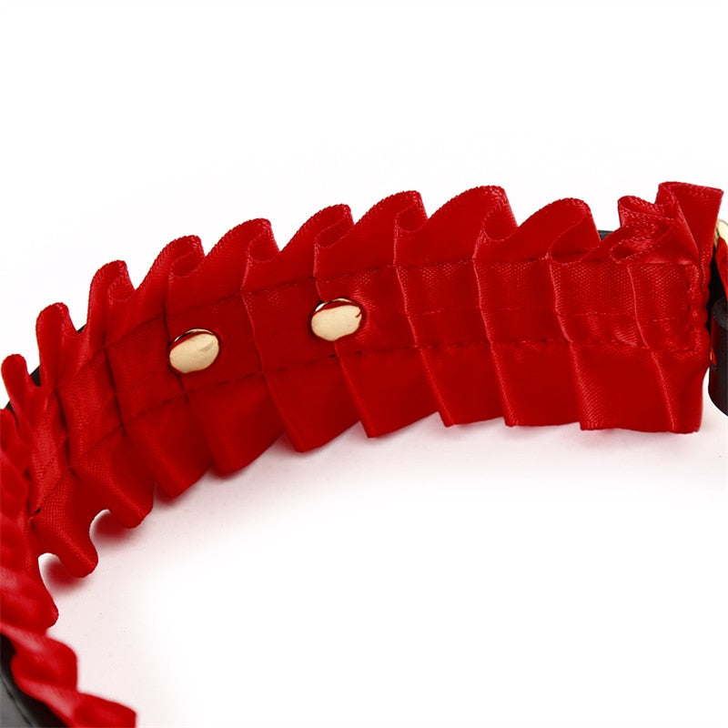 Sexy Boudoir BDSM Cuffs & Collar
