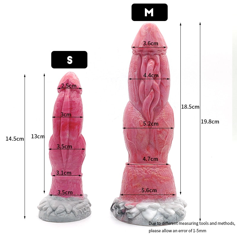 Luminous Glow In The Dark Dragon Dildo With Suction Cup