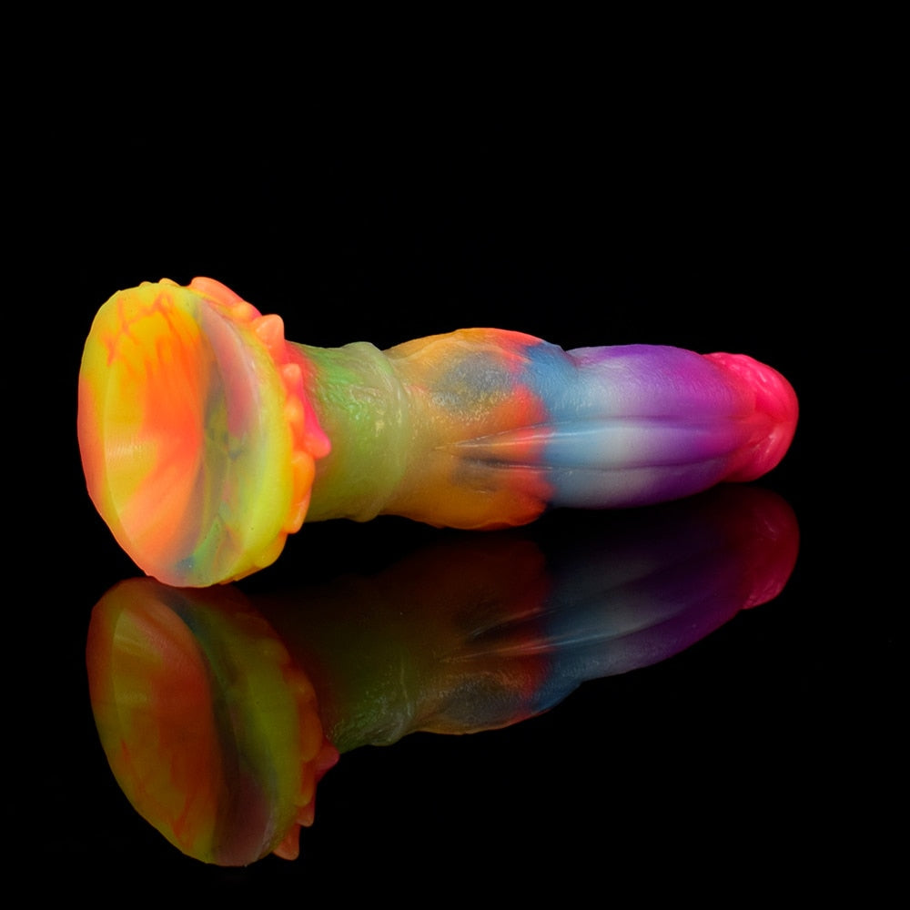 Luminous Glow In The Dark Dragon Dildo With Suction Cup