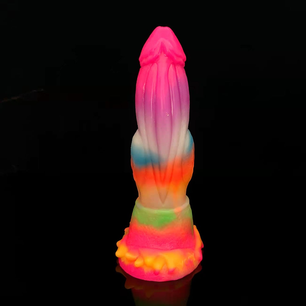 Luminous Glow In The Dark Dragon Dildo With Suction Cup