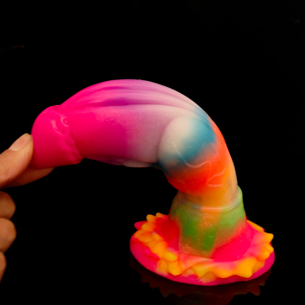 Luminous Glow In The Dark Dragon Dildo With Suction Cup