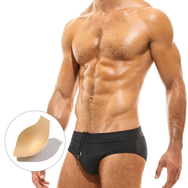 Mens Cheeky See Thru Swim Trunks
