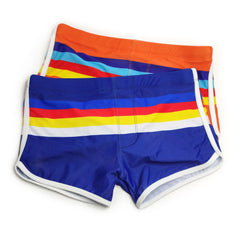 Sexy Striped Swim Trunks