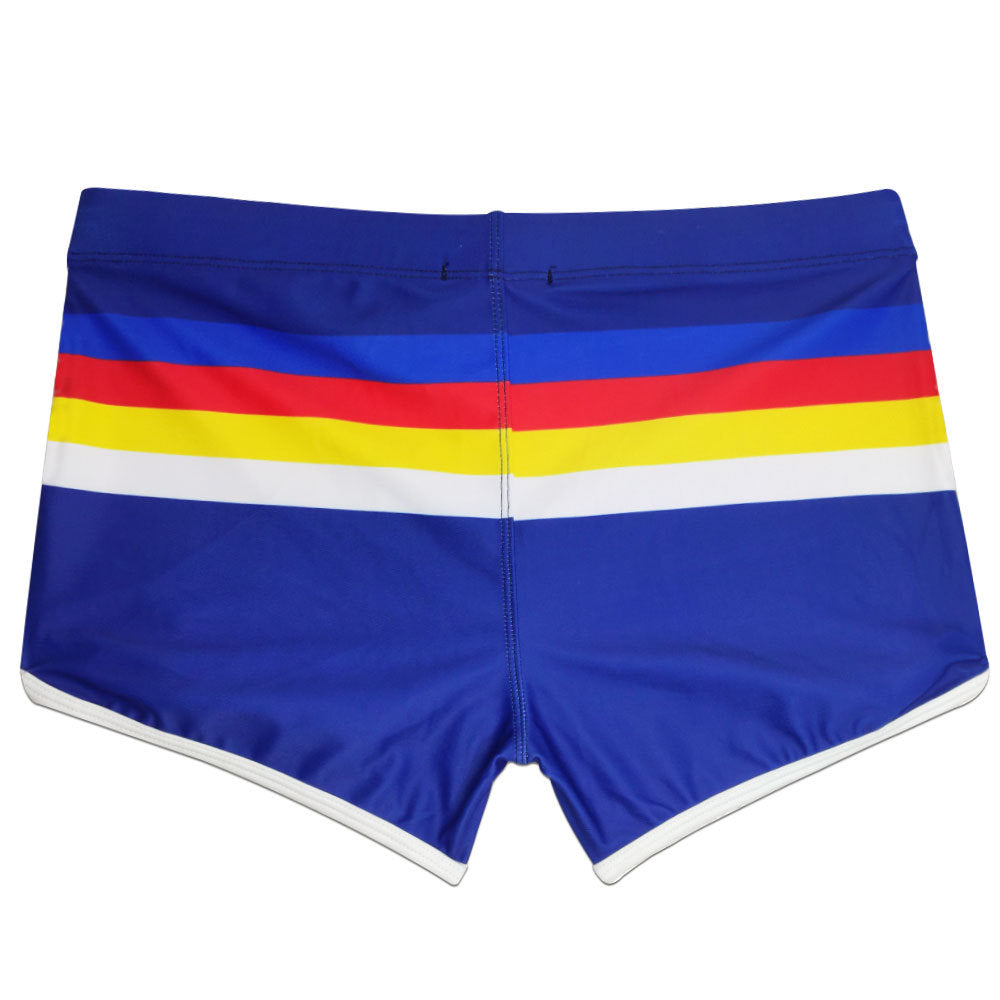 Sexy Striped Swim Trunks
