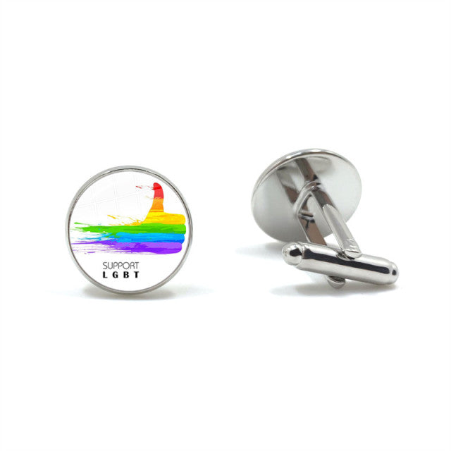 Support LGBT Cufflinks