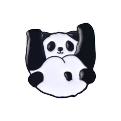 Panda Bottom Enamel Pin