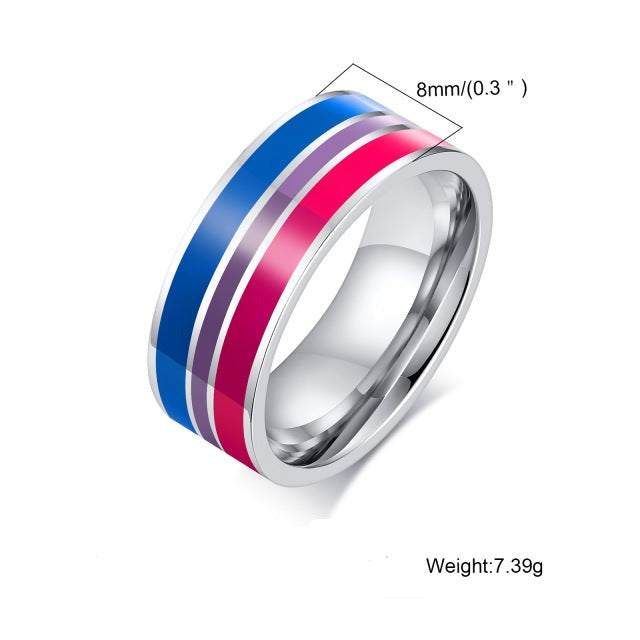 Bisexual Pride Ring