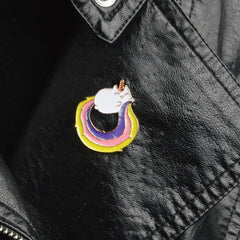Rainbow Kitty Enamel Pin