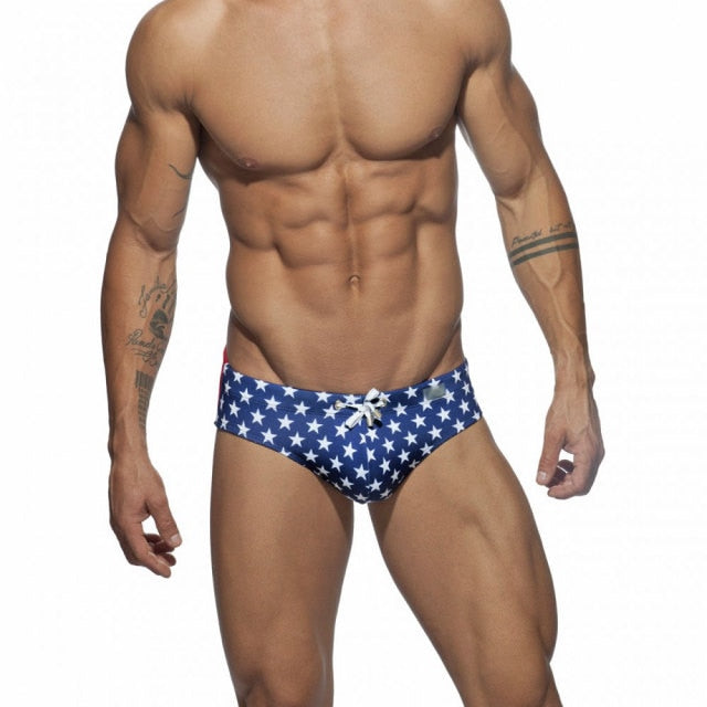 Star-Spangled Swim Briefs