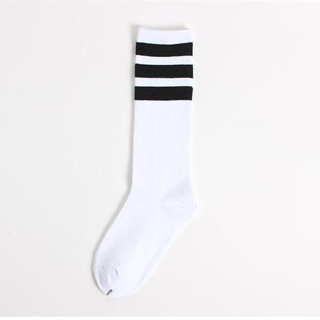 Retro Three Stripes Cotton Socks - The RainbowBoys