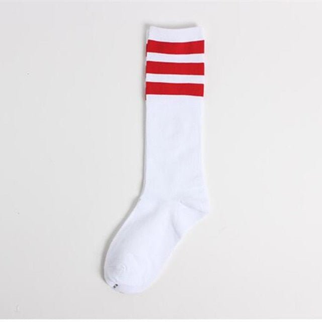 Retro Three Stripes Cotton Socks - The RainbowBoys