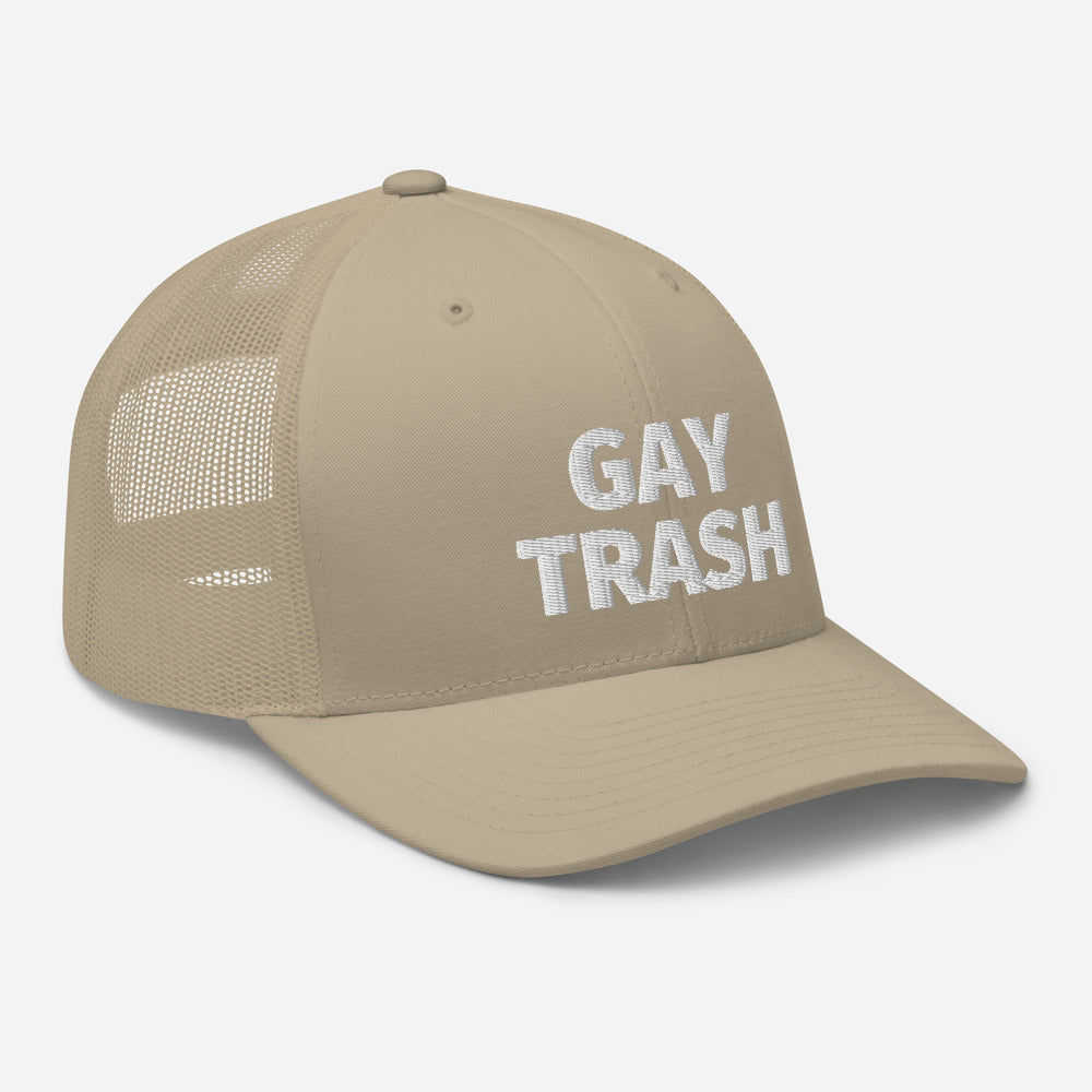Gay Trash Trucker Cap