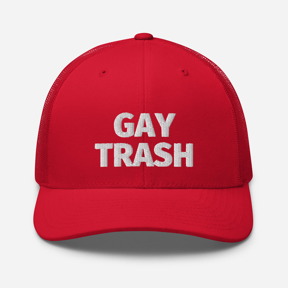 Gay Trash Trucker Cap