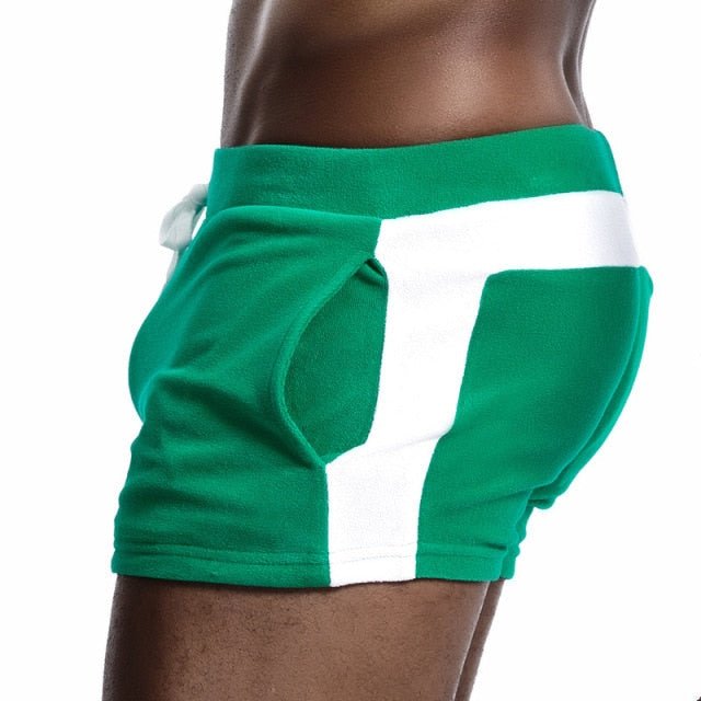 Seobean Sexy Mens Velour Shorts - The RainbowBoys