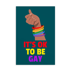 It's Ok To Be Gay Postcard