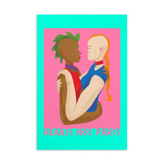 Hearts Not Parts Postcard