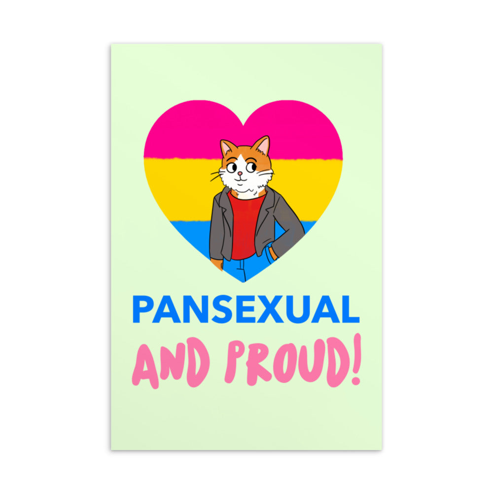 Pansexual And Proud Postcard