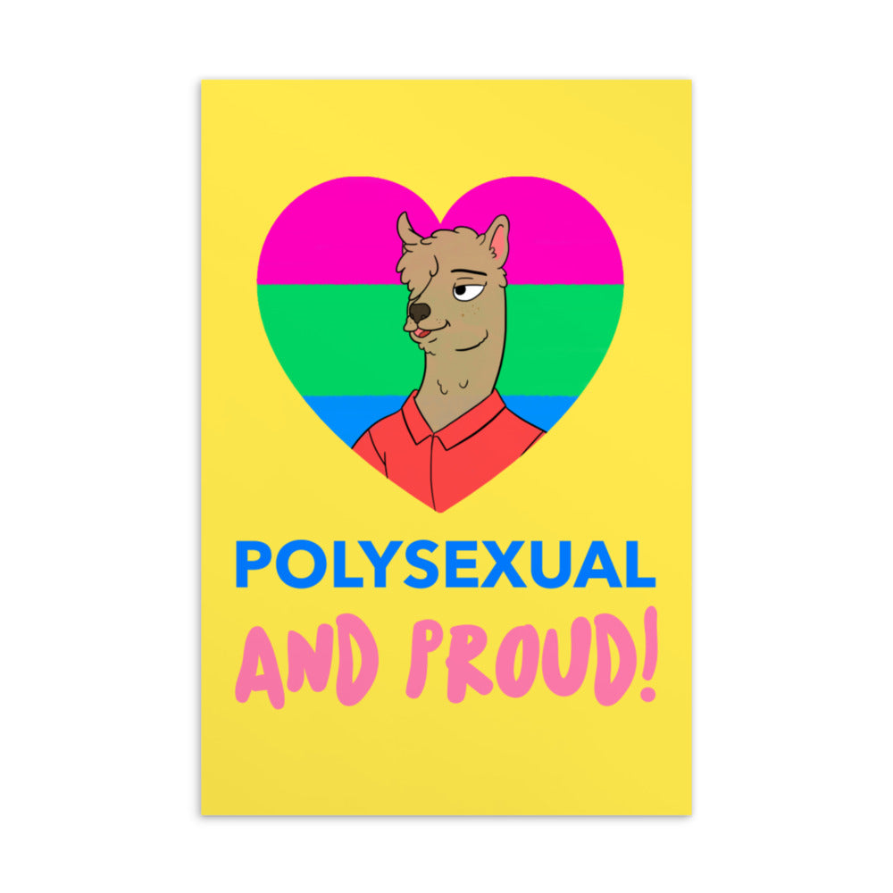 Polysexual And Proud Postcard