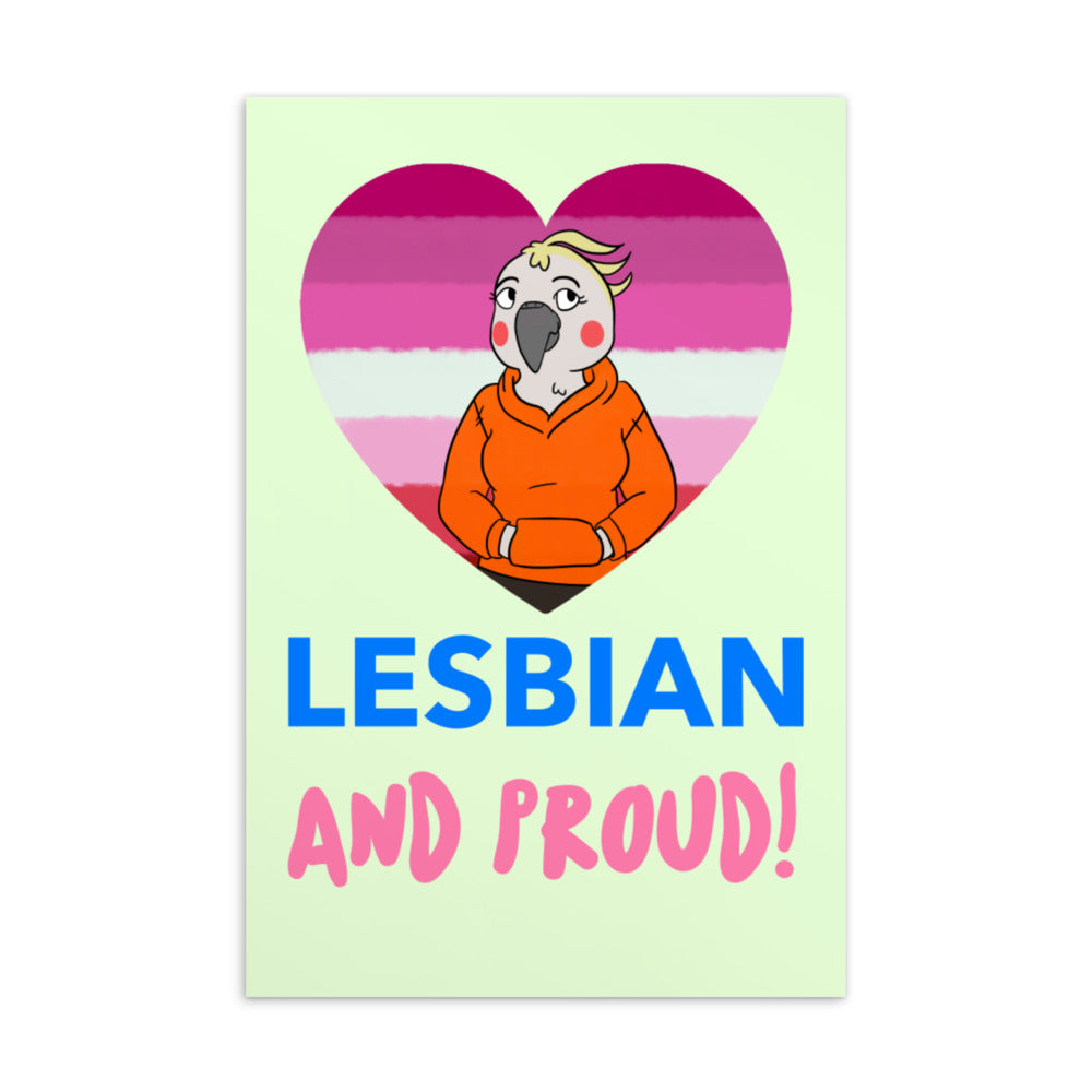 Lesbian And Proud Postcard