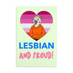 Lesbian And Proud Postcard