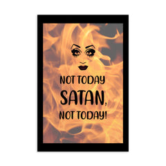 Not Today Satan Postcard