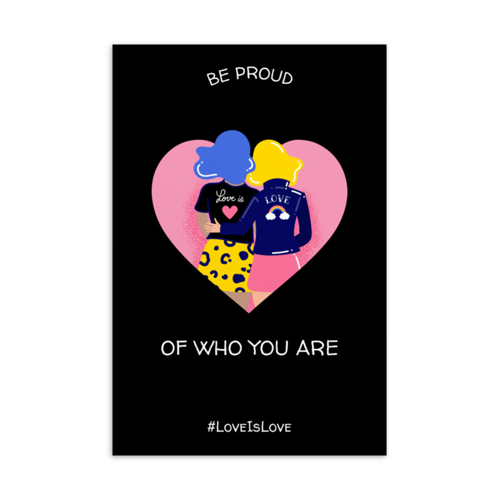 Be Proud Of Who You Are Postcard