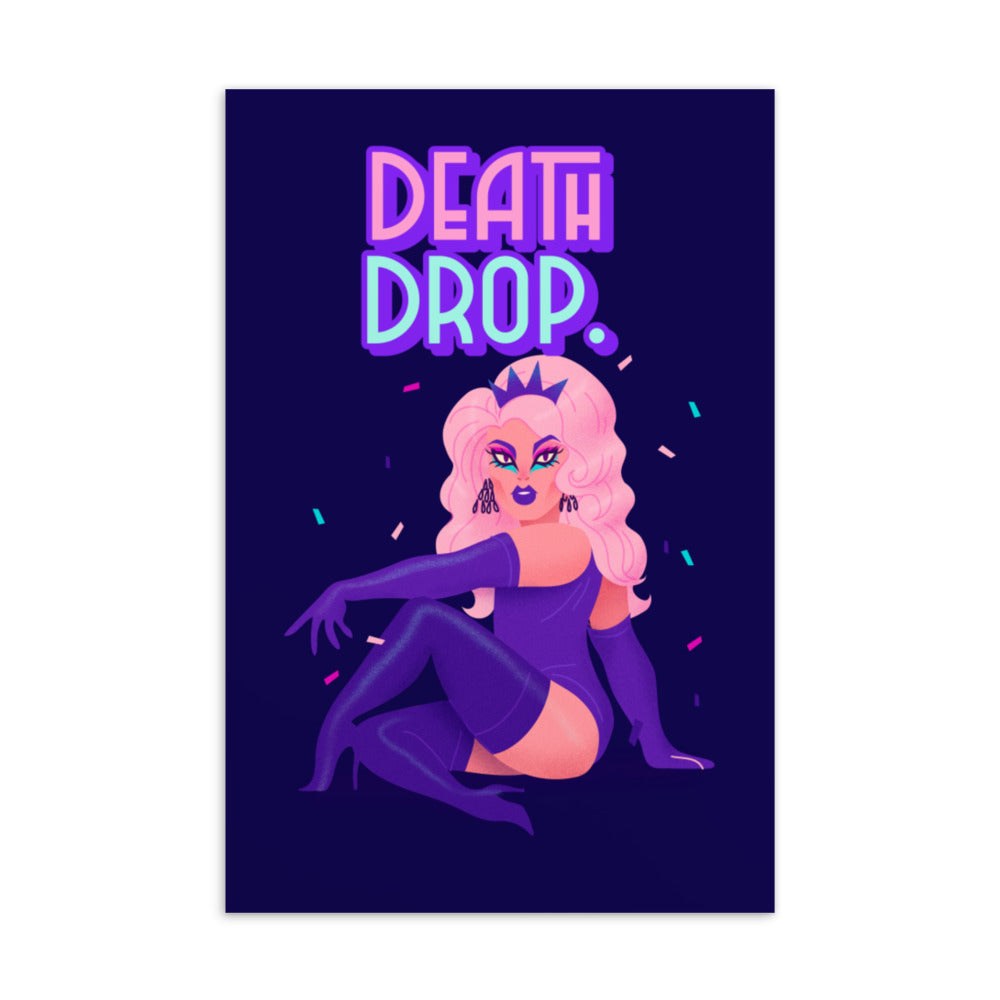 Death Drop Postcard