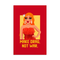Make Drag Not War Postcard