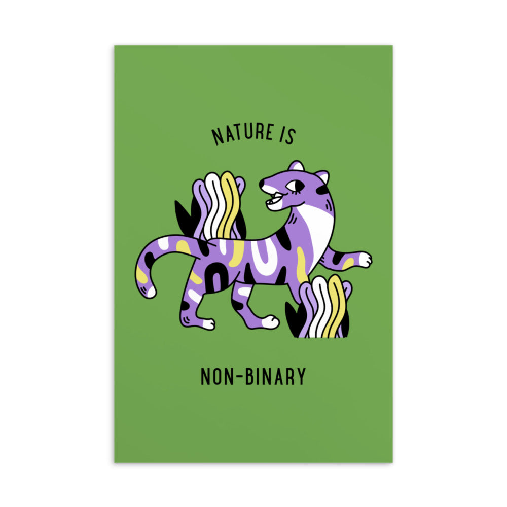 Nature Is Non-Binary Postcard
