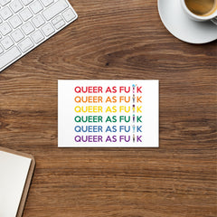 Queer As Fu#k Postcard