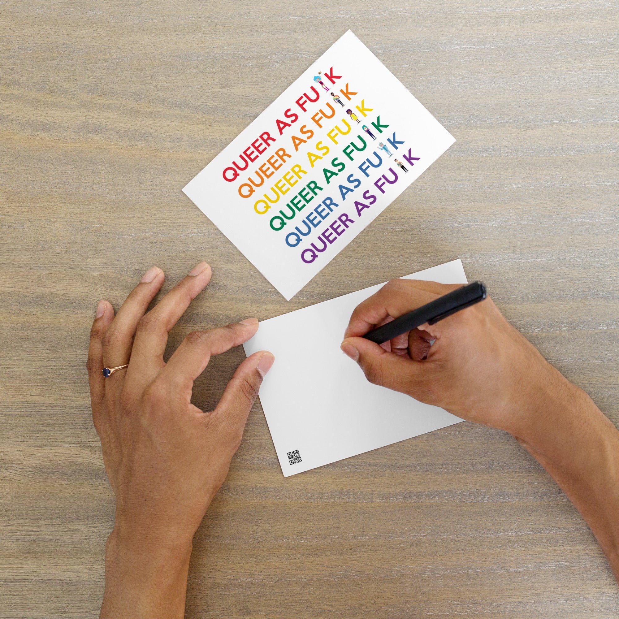 Queer As Fu#k Postcard