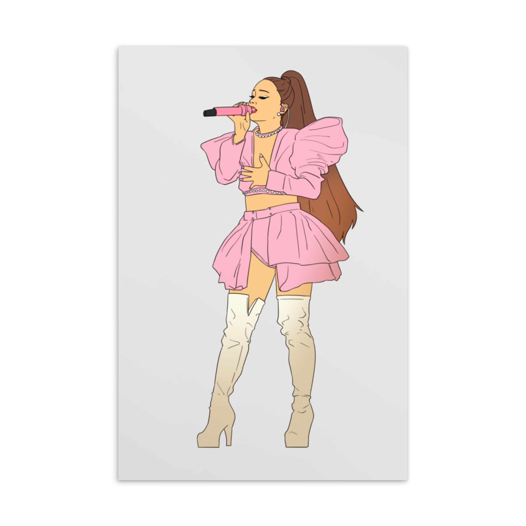 Ariana Grande Postcard