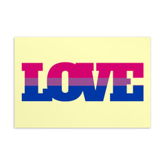 Bisexual Love Postcard