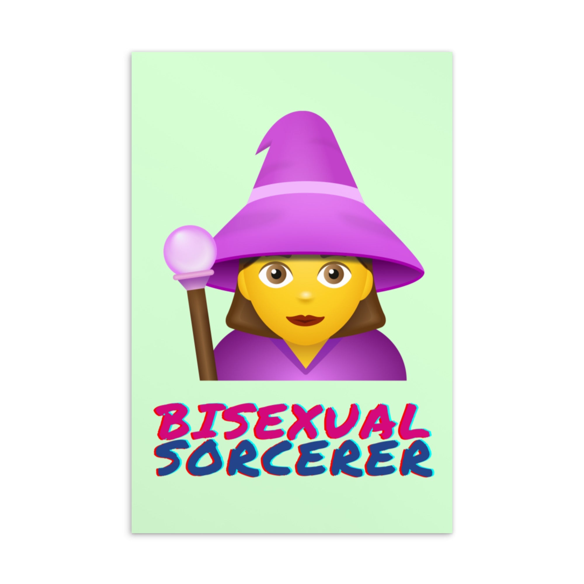 Bisexual Sorcerer Postcard