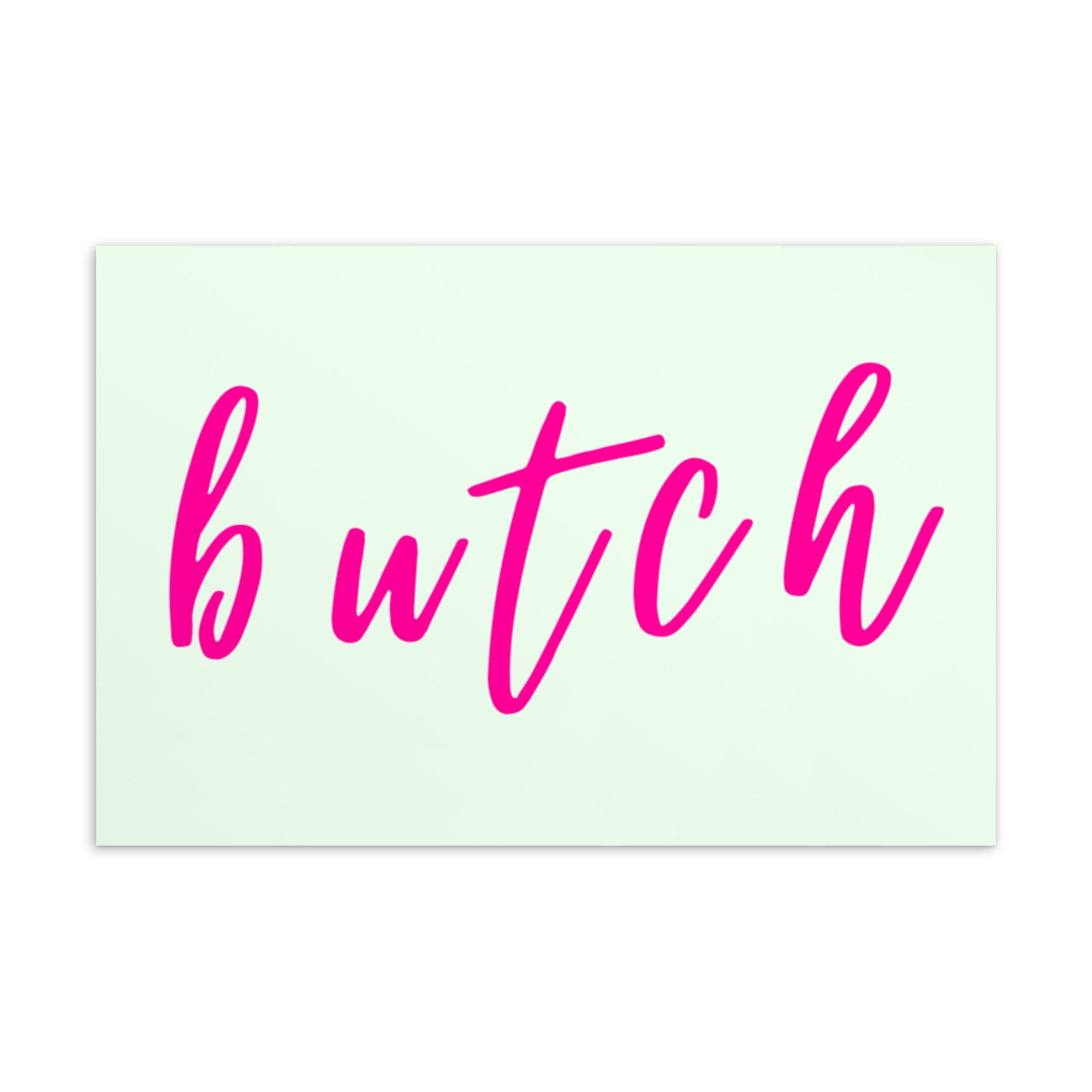 Butch Postcard