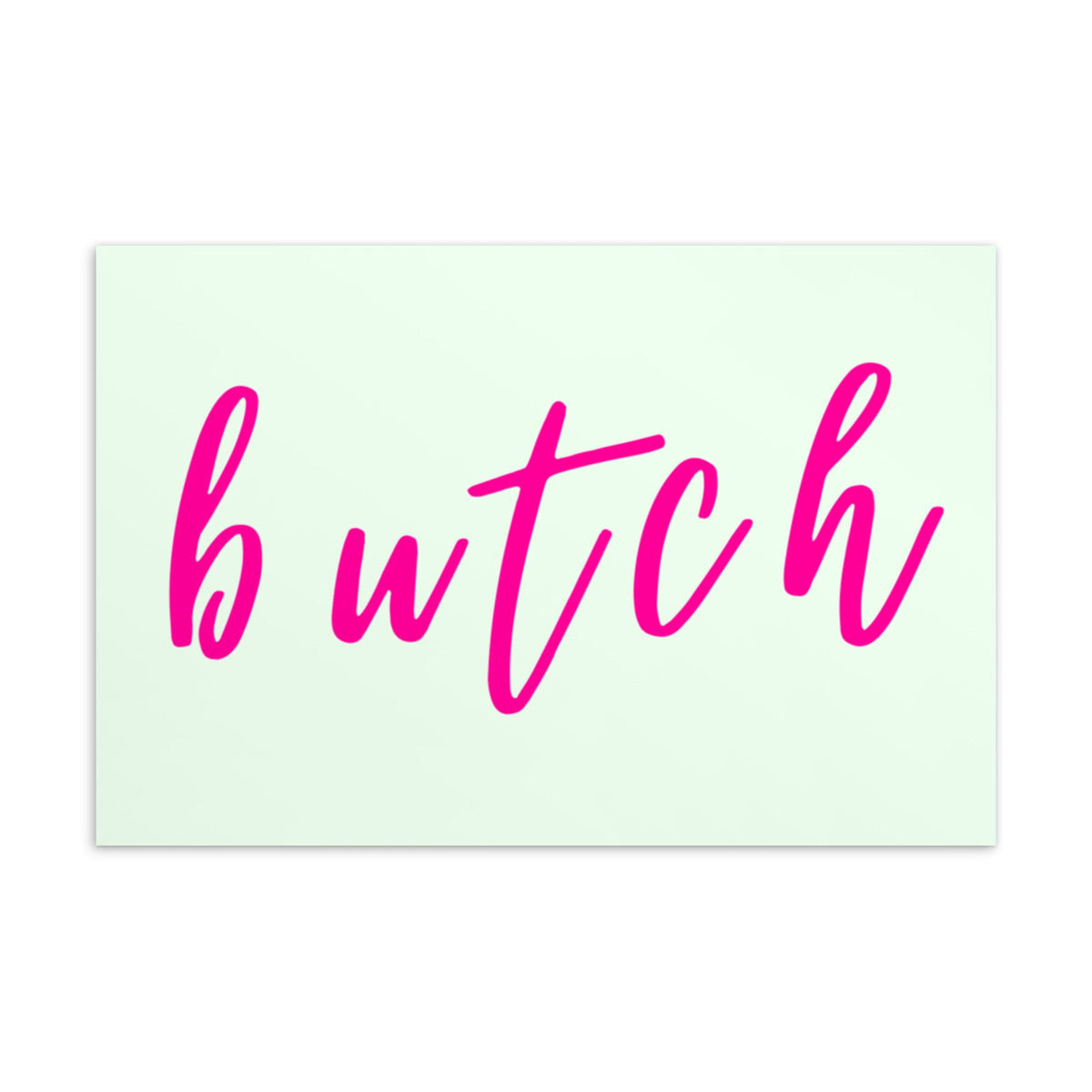 Butch Postcard