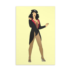 Cher Burlesque Postcard
