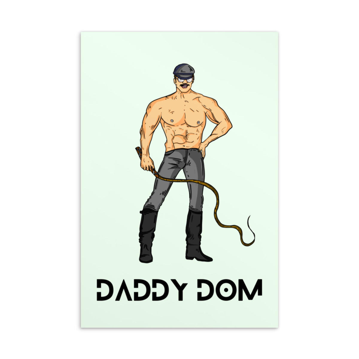 Daddy Dom Postcard