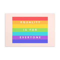 Equality Is For Everyone Postcard