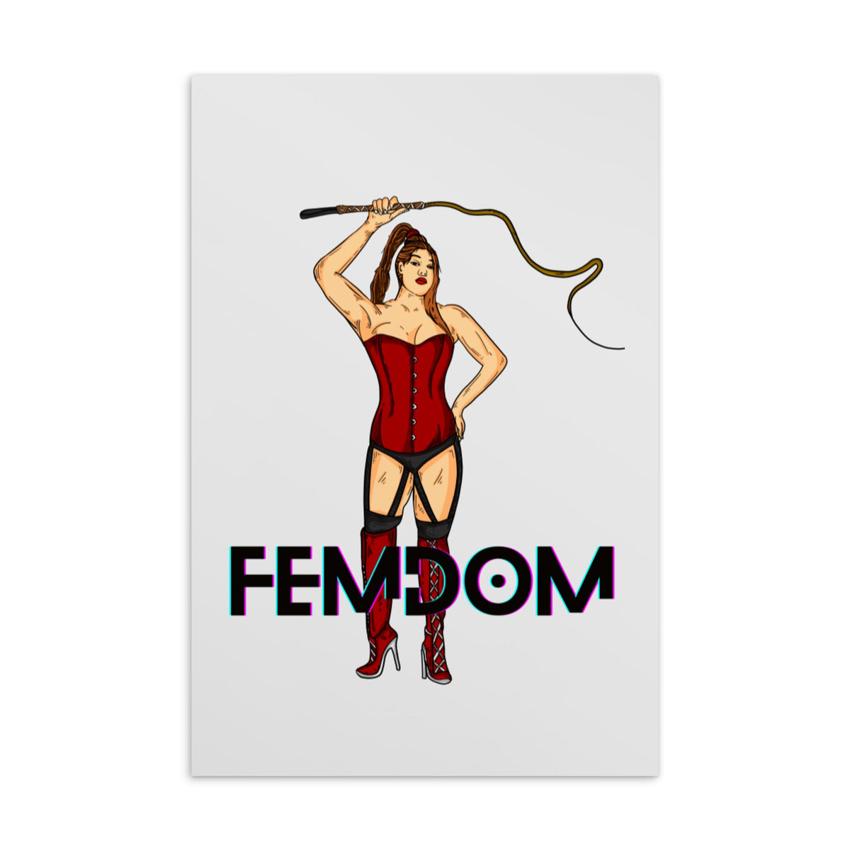 Femdom Postcard